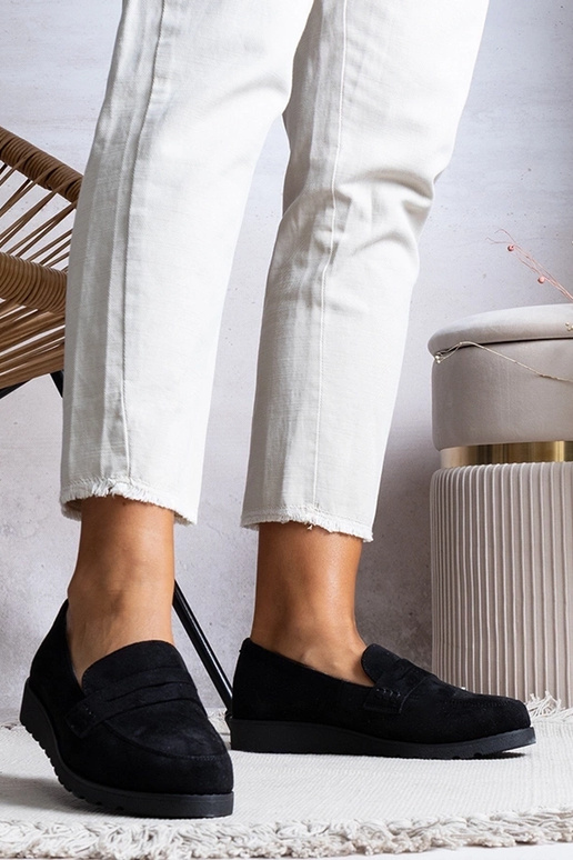 Mocasines Haydon negros