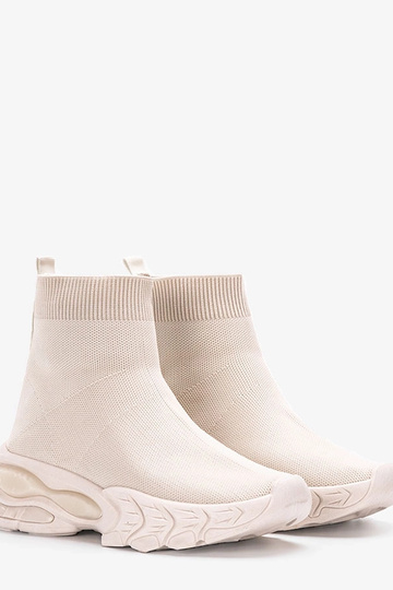 Zapatillas altas Woodson beige 2
