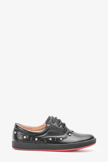 Zapatillas negras para niños Rinna