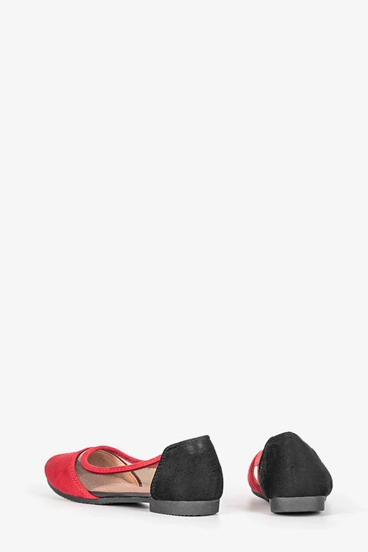 Bailarinas para niños de ante rojo... Bailarinas para niños de ante rojo...