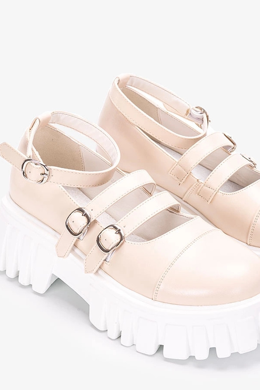 Botines color arena con suela de...