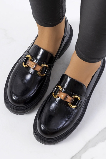 Mocasines negros, "Kemze" 2
