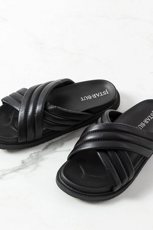 Chanclas negras con plataforma Daintree Chanclas negras con plataforma Daintree