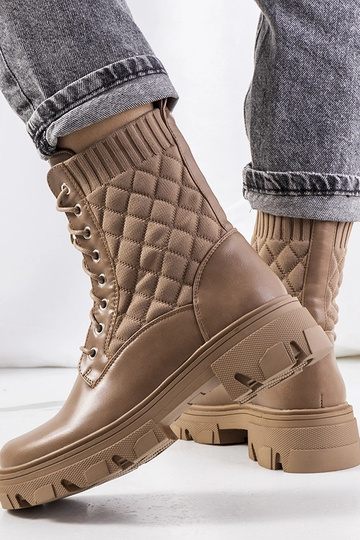 Botines marrones con...