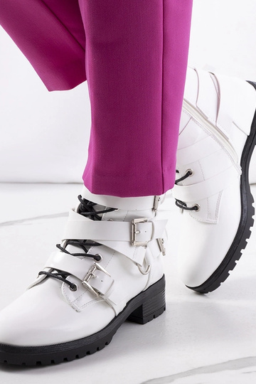 Botines blancos Donsa