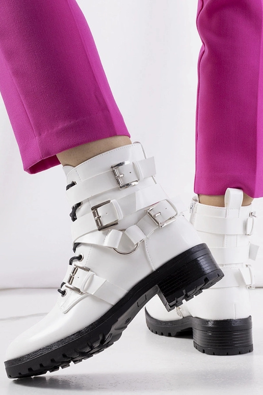 Botines blancos Donsa