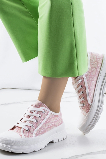 Zapatillas de plataforma Valida en color rosa