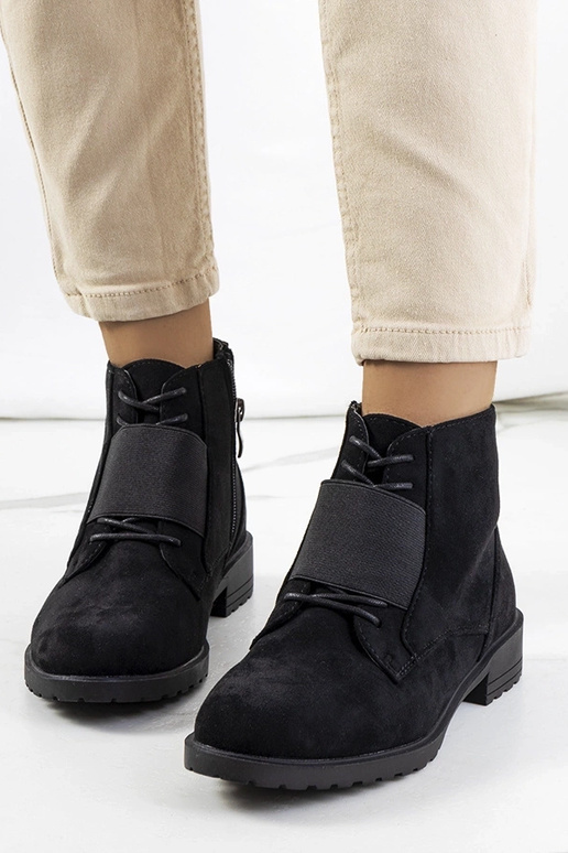 Botines Manoella negros