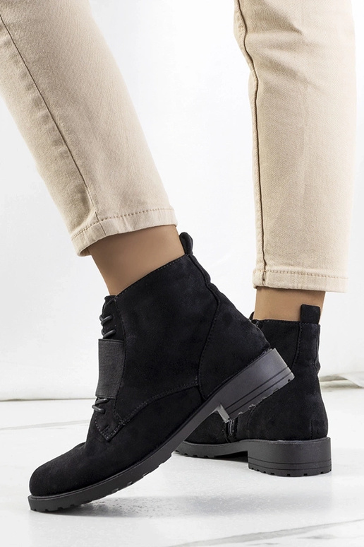 Botines Manoella negros