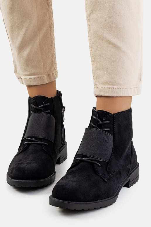 Botines Manoella negros