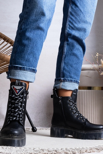 Botines negros piel... 2