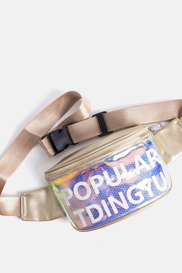 Monedero dorado para mujer...