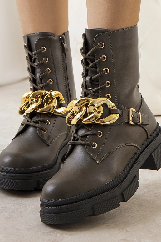 Botas de montaña con cadena Iversen... Botas de montaña con cadena Iversen...