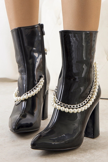 Botines de piel charol... 2