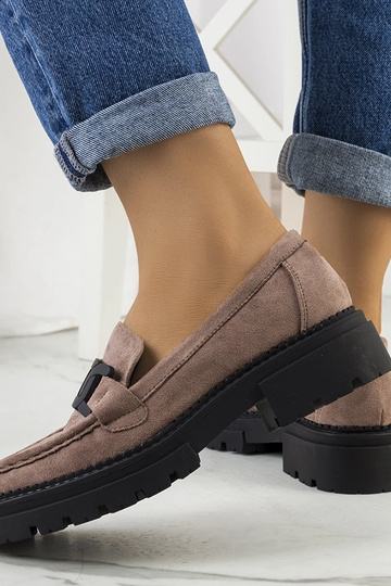 Zapatos marrones de ante sintético Gabriella 2