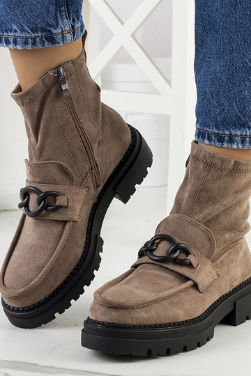 Botines marrones, "Fannia"