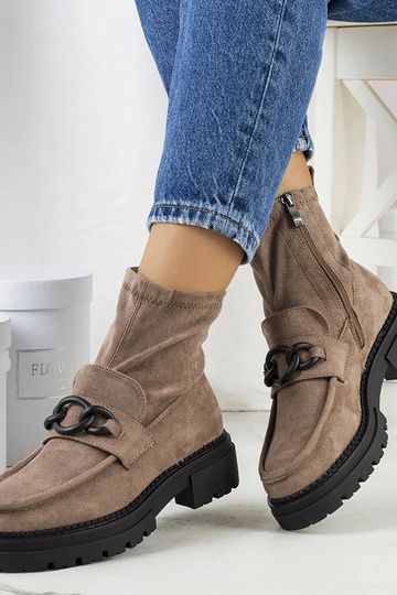 Botines marrones, "Fannia" 2