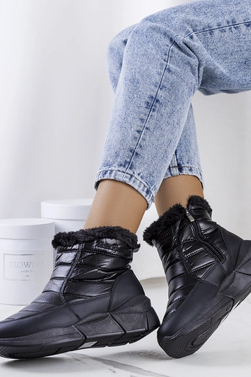 Botas de nieve con aislamiento Black Lago