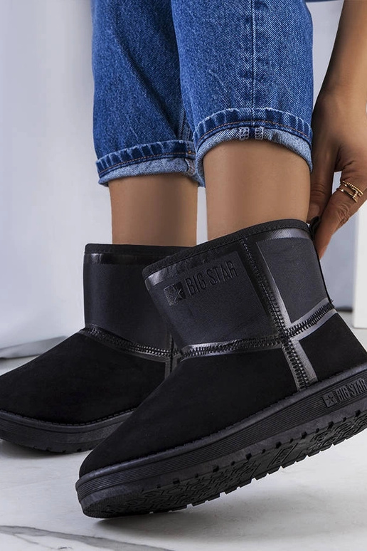 Botas de nieve negras para mujer...