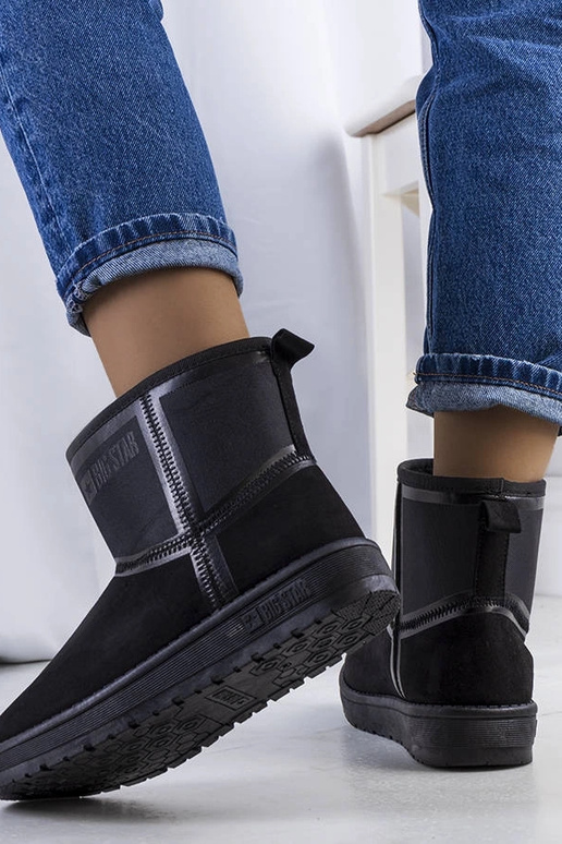 Botas de nieve negras para mujer...