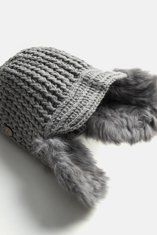 Gorro Zora gris con orejeras Gorro Zora gris con orejeras