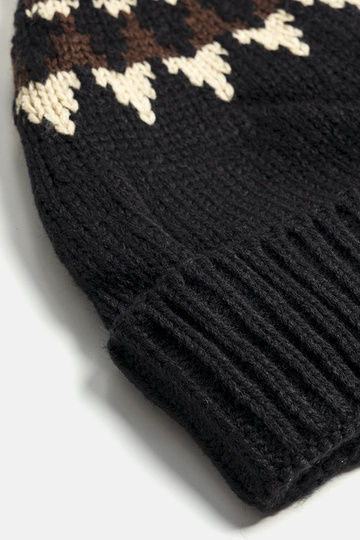 Sombrero negro con estampados Abner 2