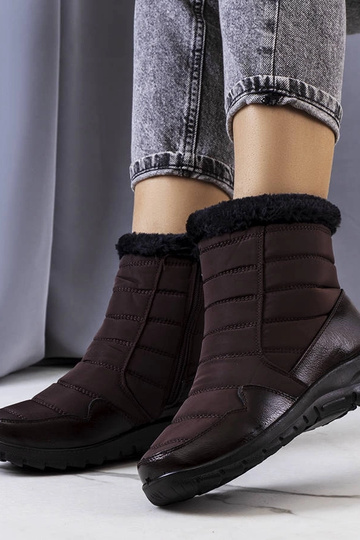 Botas de invierno marrones acolchadas, "Beau" 2