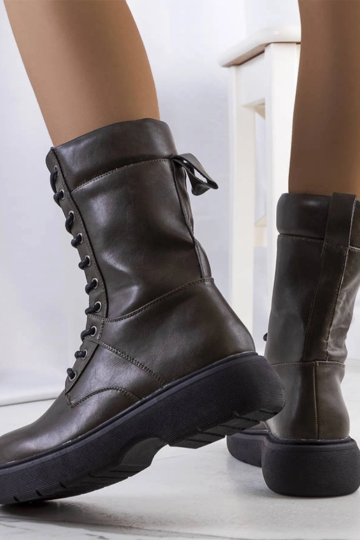 Botas de senderismo verdes para mujer...