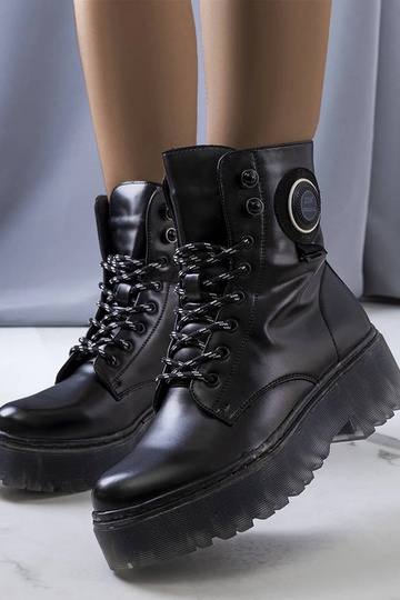 Botines Laureano negros de mujer