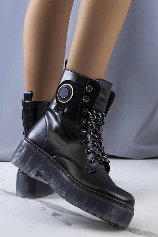 Botines Laureano negros de mujer