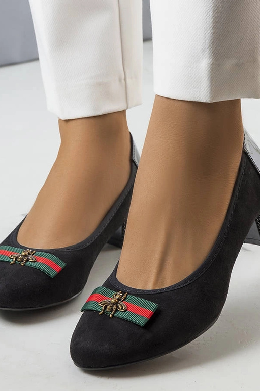 Zapatos de salón negros Manelia