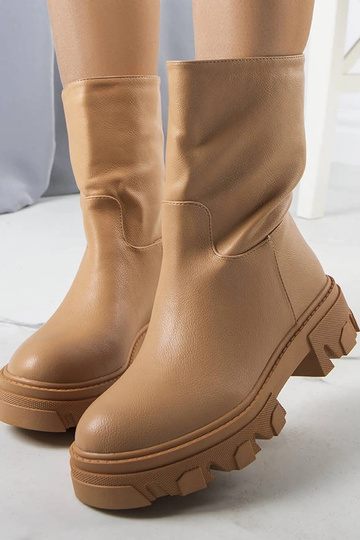 Botas de invierno marrones,...