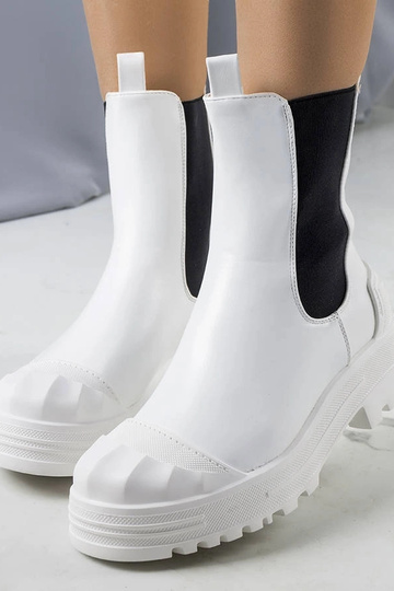 Botines blancos para mujer Crispo