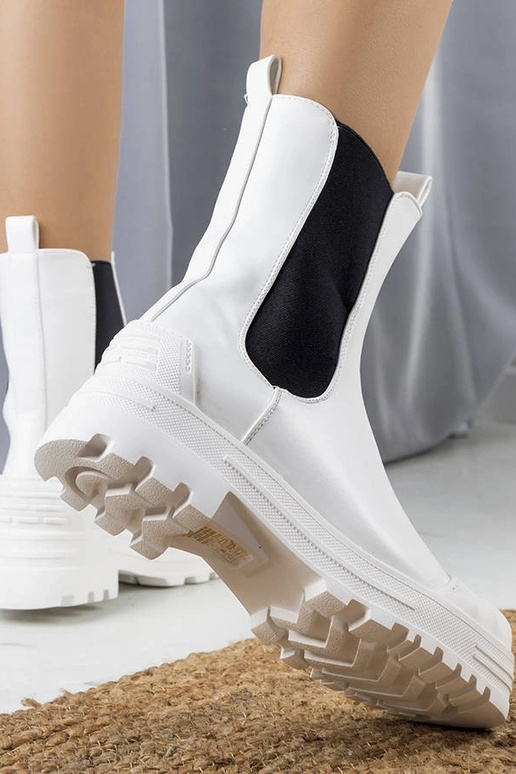 Botines blancos para mujer Crispo Botines blancos para mujer Crispo