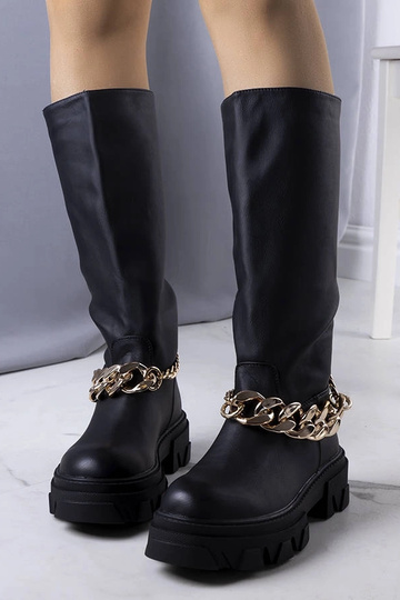 Botas Cumia negras con...