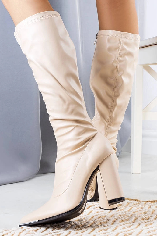 Botines beige Velass