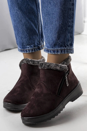 Botas de nieve marrones con...