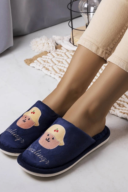 Zapatillas suaves azul marino Diealings