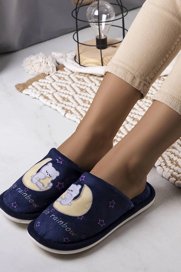 Pantuflas suaves de color...