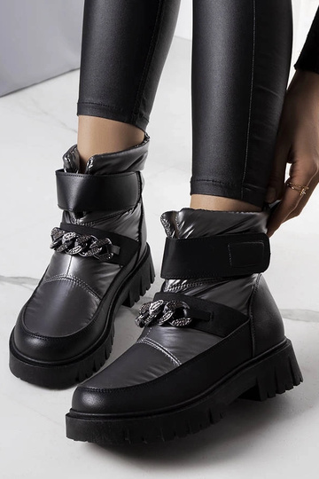 Botas de nieve con cadena... 2