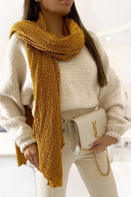 Bufanda Khalil de lunares amarillos Bufanda Khalil de lunares amarillos