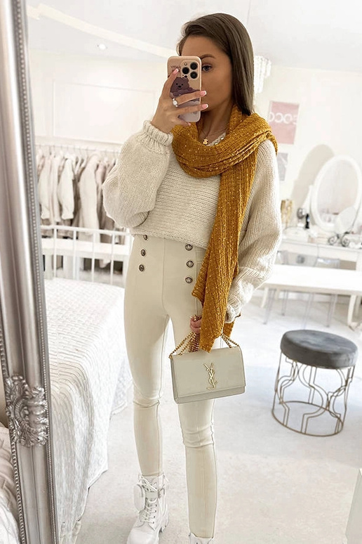 Bufanda Khalil de lunares amarillos Bufanda Khalil de lunares amarillos