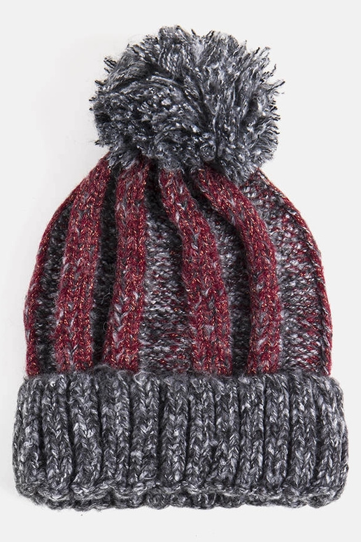 Gorro con pompón Cormil negro