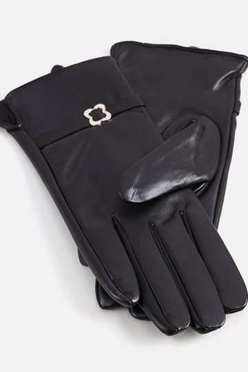 Guantes negros aislantes con hebilla Clouti 2