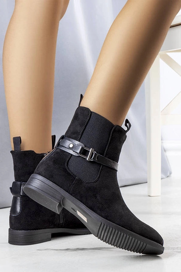 Botines clásicos negros con... 2