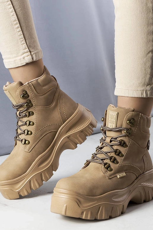 Botas de senderismo color arena, „Big...