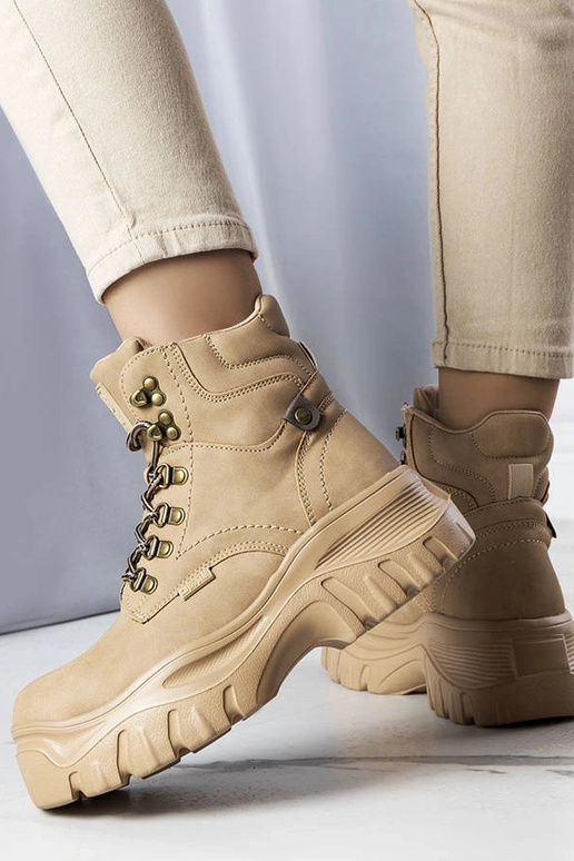 Botas de senderismo color arena, „Big...