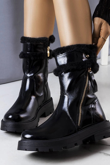 Botines de invierno negros, „Lensil" 2