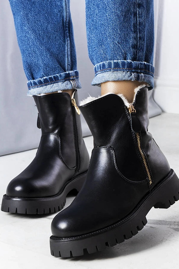 Botines negros aislantes con pelo Teris 2