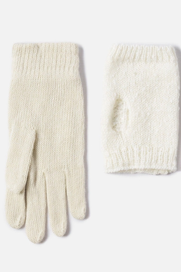 Guantes Dakota Mittens blancos 2